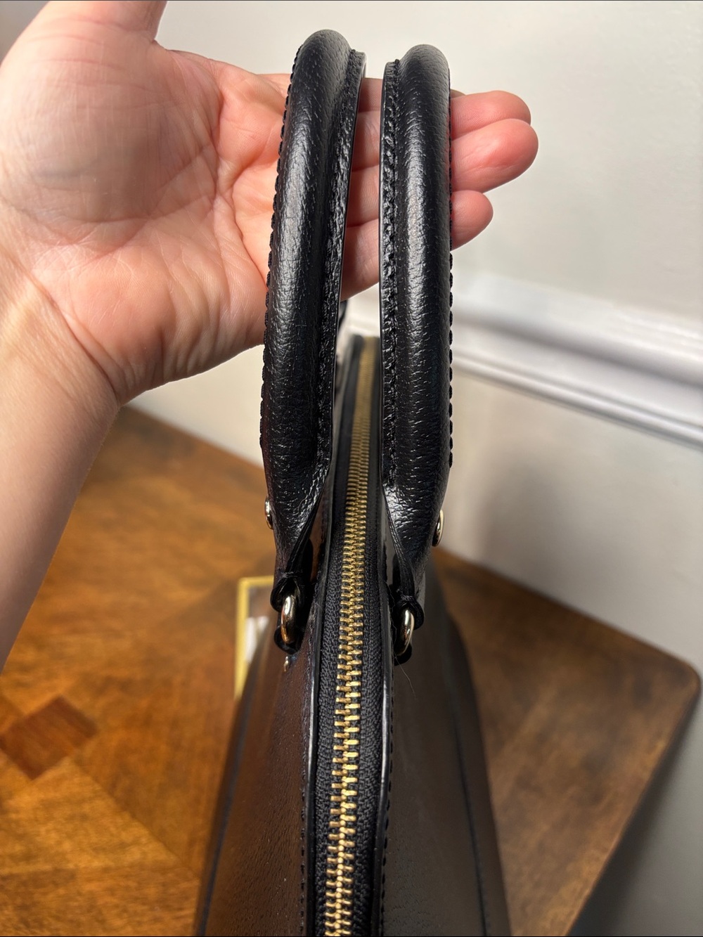 Kate Spade Wellesley Small Rachelle Black Pebbled Leather Satchel - Picture 5 of 16